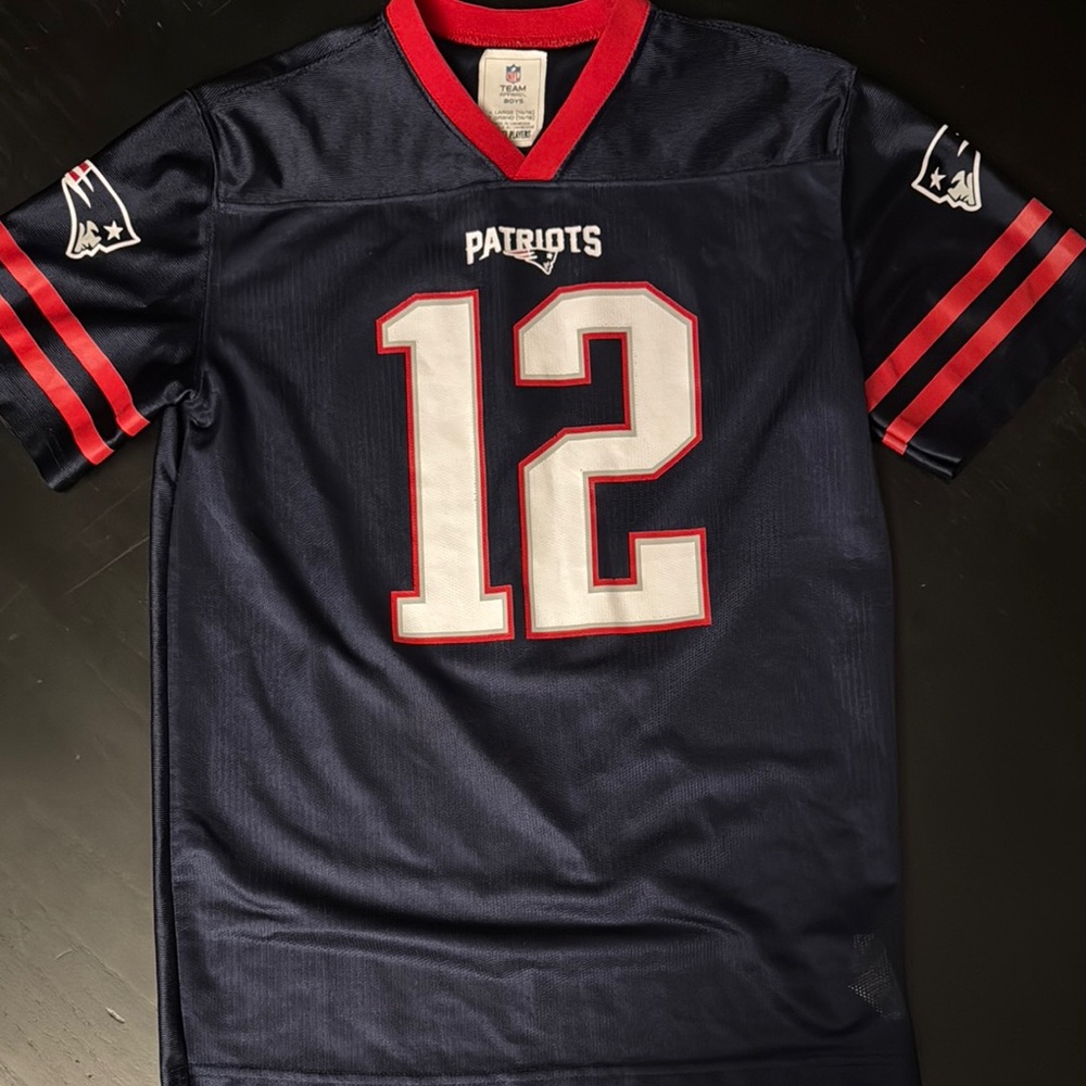 NFL Patriots Jersey #12 Brady size XL